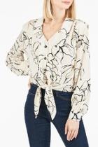  Printed Work Blouse