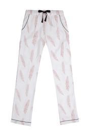  Feather Print Trousers