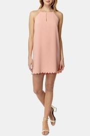  Salmon Scallop Dress