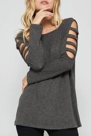  Ladder Sleeve Top