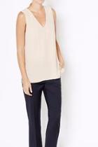  Sleeveless Silk Top