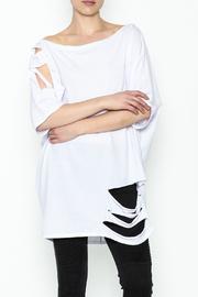 Shredded T Shirt Dress