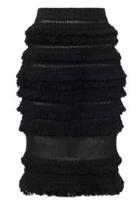  Black Fitted Skirt