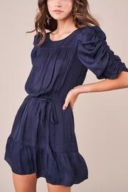  Ruched Sleeve Dress