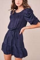  Ruched Sleeve Dress