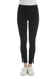 Split Hem Denim Legging