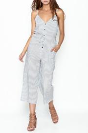  Stripe Strap Culotte Jumpsuit