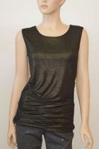  Gold Rouched Top