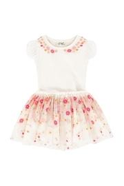  Flower-top & Tulle-skirt Set