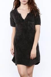  Textured T-shirt Dress