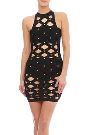  Black Strap Bandage Dress