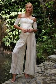  Textured Smock Top