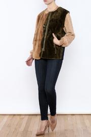  Tri-color Fuzzy Vest
