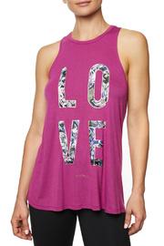  Love Graffiti Floral Tank