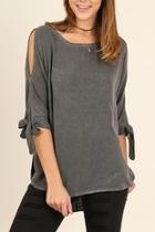  Grey Washed Top
