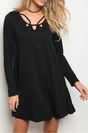  Black Detailed Dress