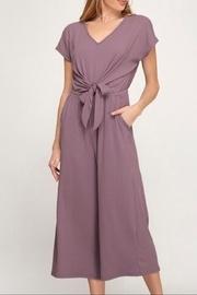  Mauve Culotte Jumpsuit