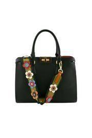  Floral Strap Tote Bag
