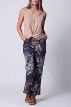  Navy Floral Pant