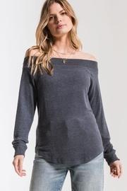  Marled Shoulder Sweater