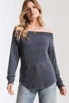  Marled Shoulder Sweater