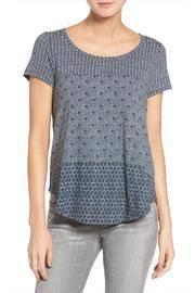  Navy Geometric Tee