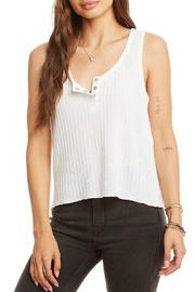  Sparkle Thermal Flouncy Henley Tank