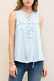  Sleeveless Hi Low Blouse