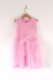  Pink Embellished Tulle Dress