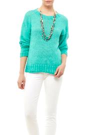 Comfy Cotton Turquoise Sweater