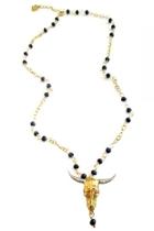  Sapphire Bull Necklace
