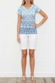  Faded Leaf Blue Top