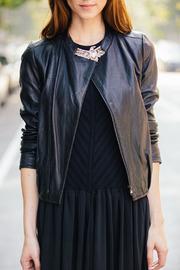 Moto Style Leather Jacket