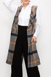  Long Plaid Vest