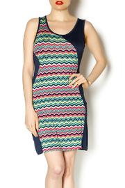  Chevron Pattern Dress