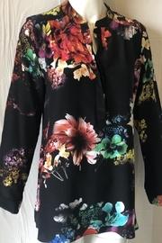  Printed Placket Tunic