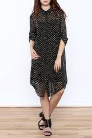  Polka Dot Button-down Dress