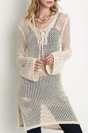  Sheer Crochet Tunic