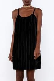  Pleated Velvet Dress