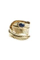  Lapis Feather Ring