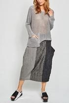  Modern Silver Sweater
