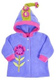 Flora Periwinkle Fleece Jacket
