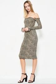  Leopard Smocking Dress