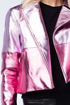  Pink Metallic Jacket