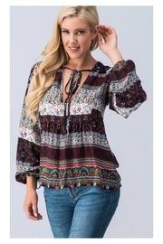  Multicolor Print Top