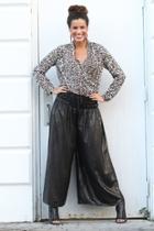  Zebra Wrap Blouse