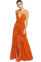  Rust Strappy Jumpsuit