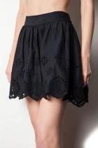  Black Doily Skirt