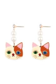 Colorful Stud-dangling Earring