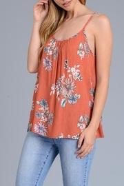  Floral Crimp Tank